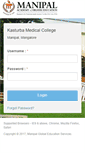 Mobile Screenshot of elearning.manipal.edu