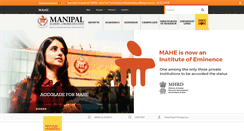 Desktop Screenshot of manipal.edu