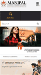 Mobile Screenshot of manipal.edu